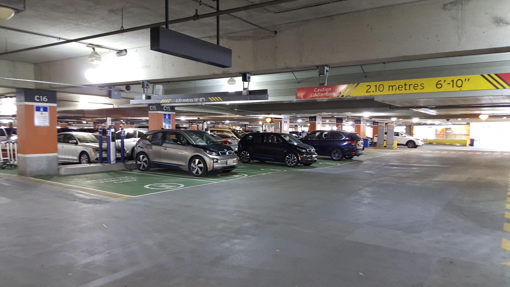 Photo of car park in Pearson Airport